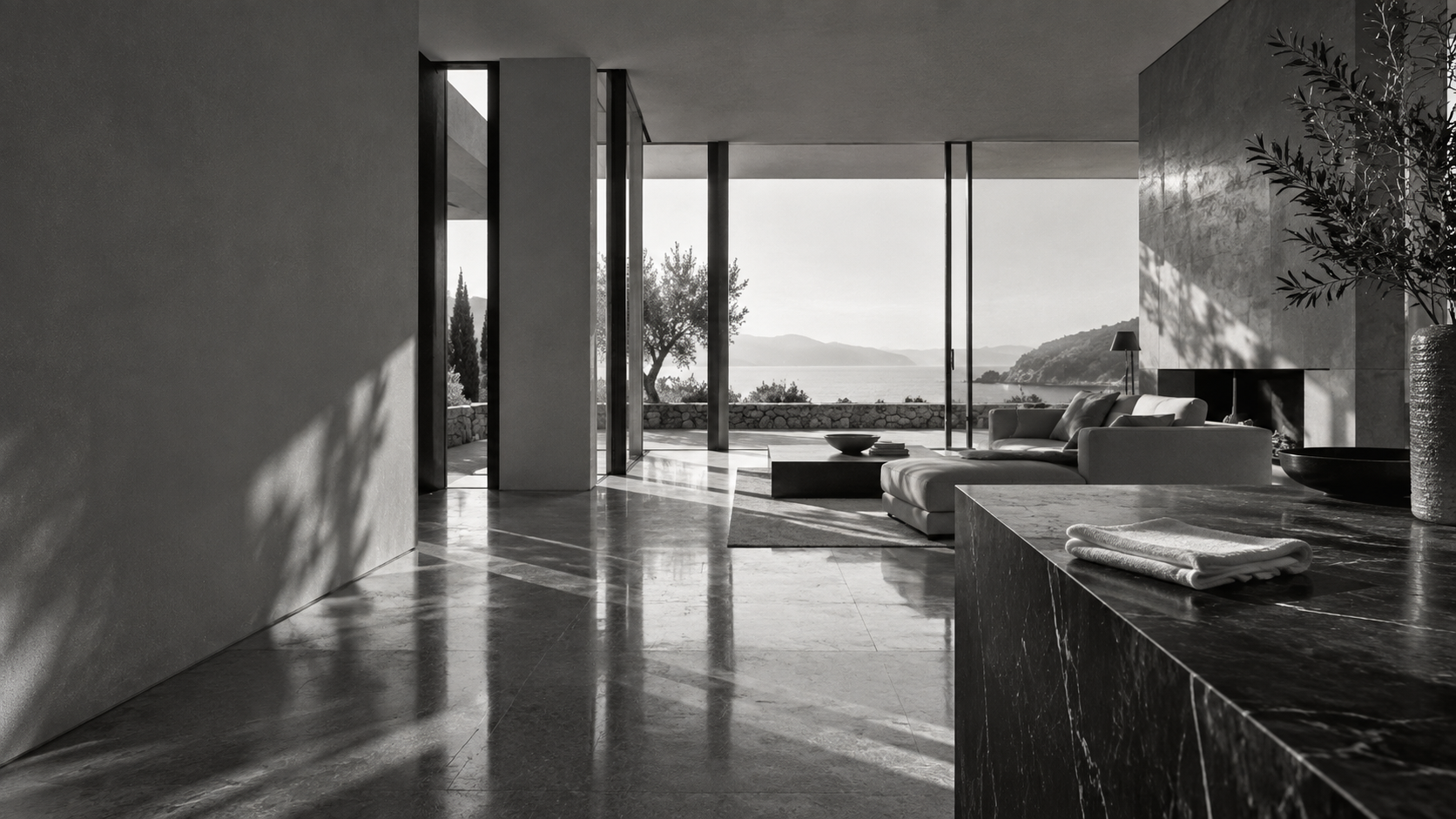 Intérieur lumineux et parfaitement entretenu
